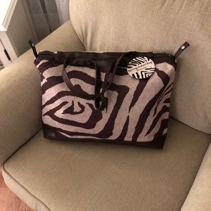 Victoria’s Secret animal print weekender bag NWT!